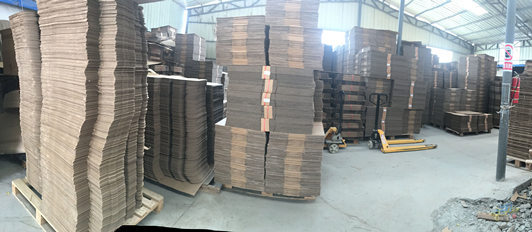 瓦楞紙箱生(shēng)産